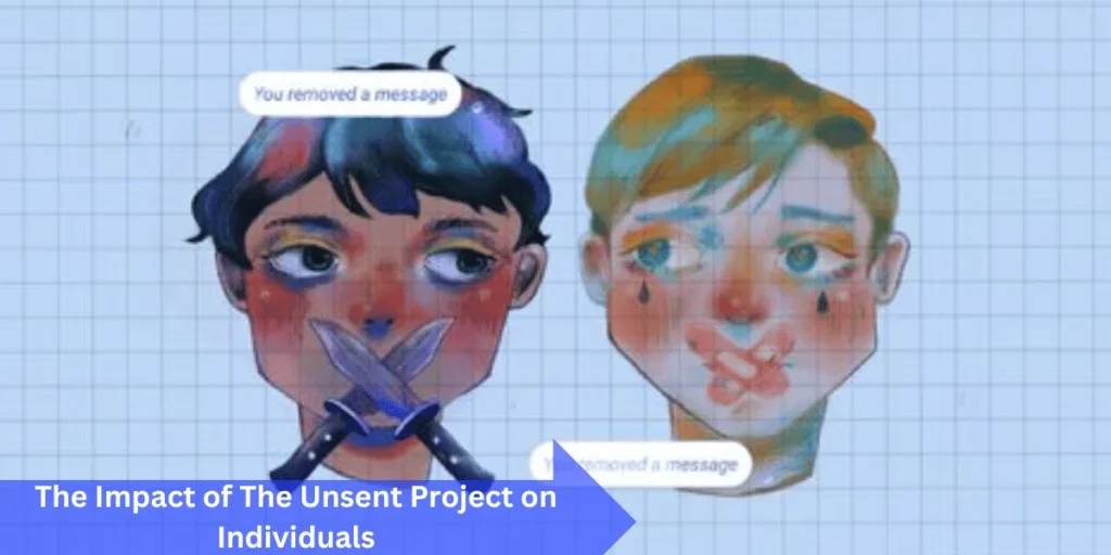 This emage showing a The Impact of The Unsent Project on Individuals
